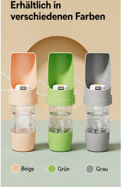 2 in 1 tragbare Trinkflasche