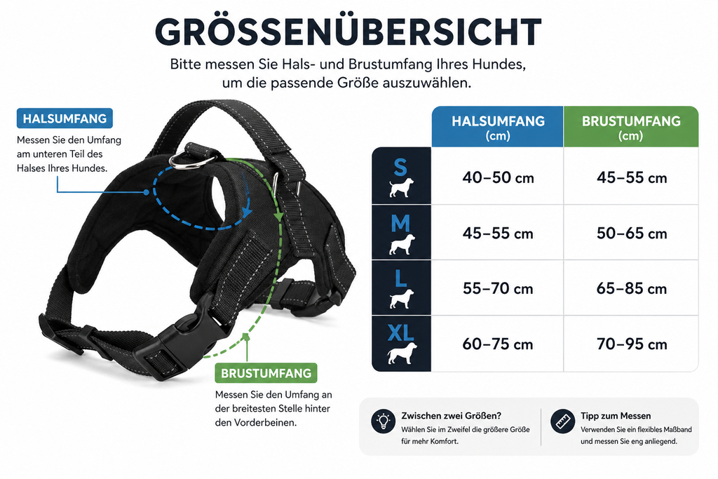 Hochwertiges Hunde-Geschirr