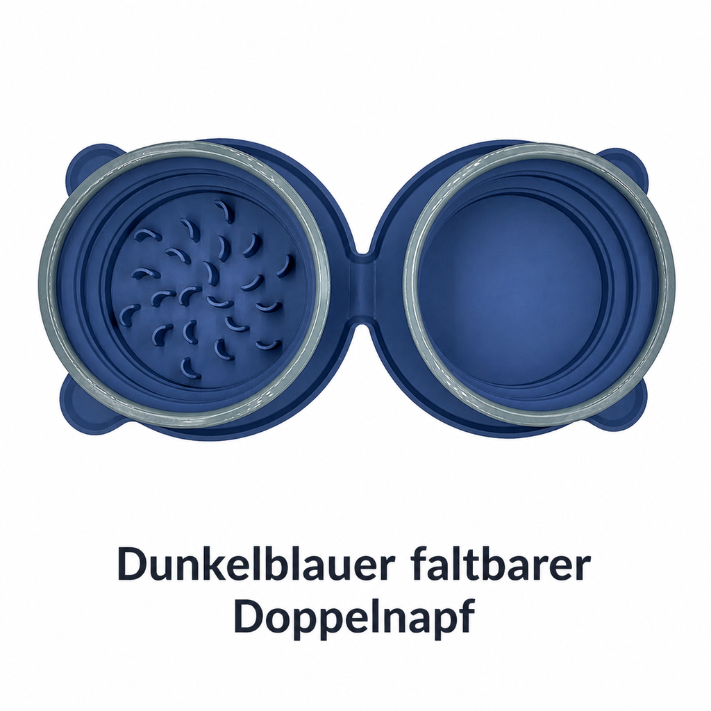 Doppel-Hundenapf für Reisen