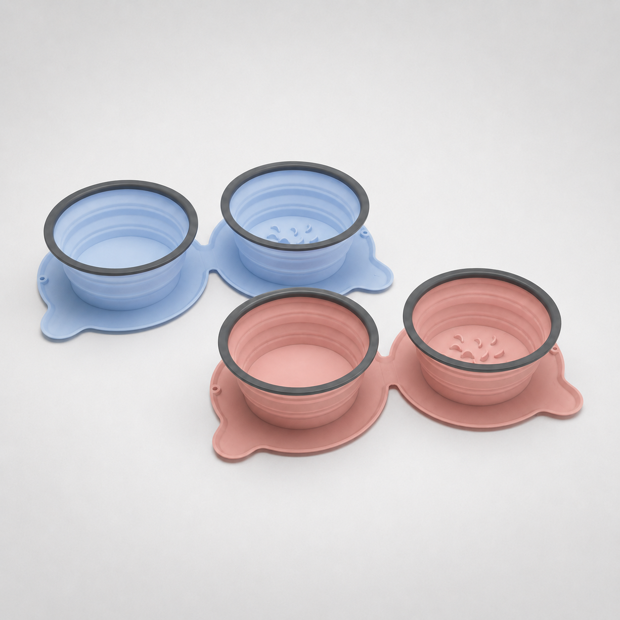 2-Hunde Reisenapf-Set