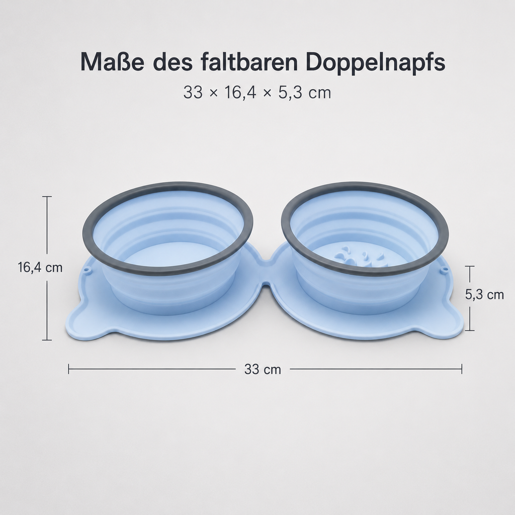 Faltbarer 2 in 1 Reisenapf