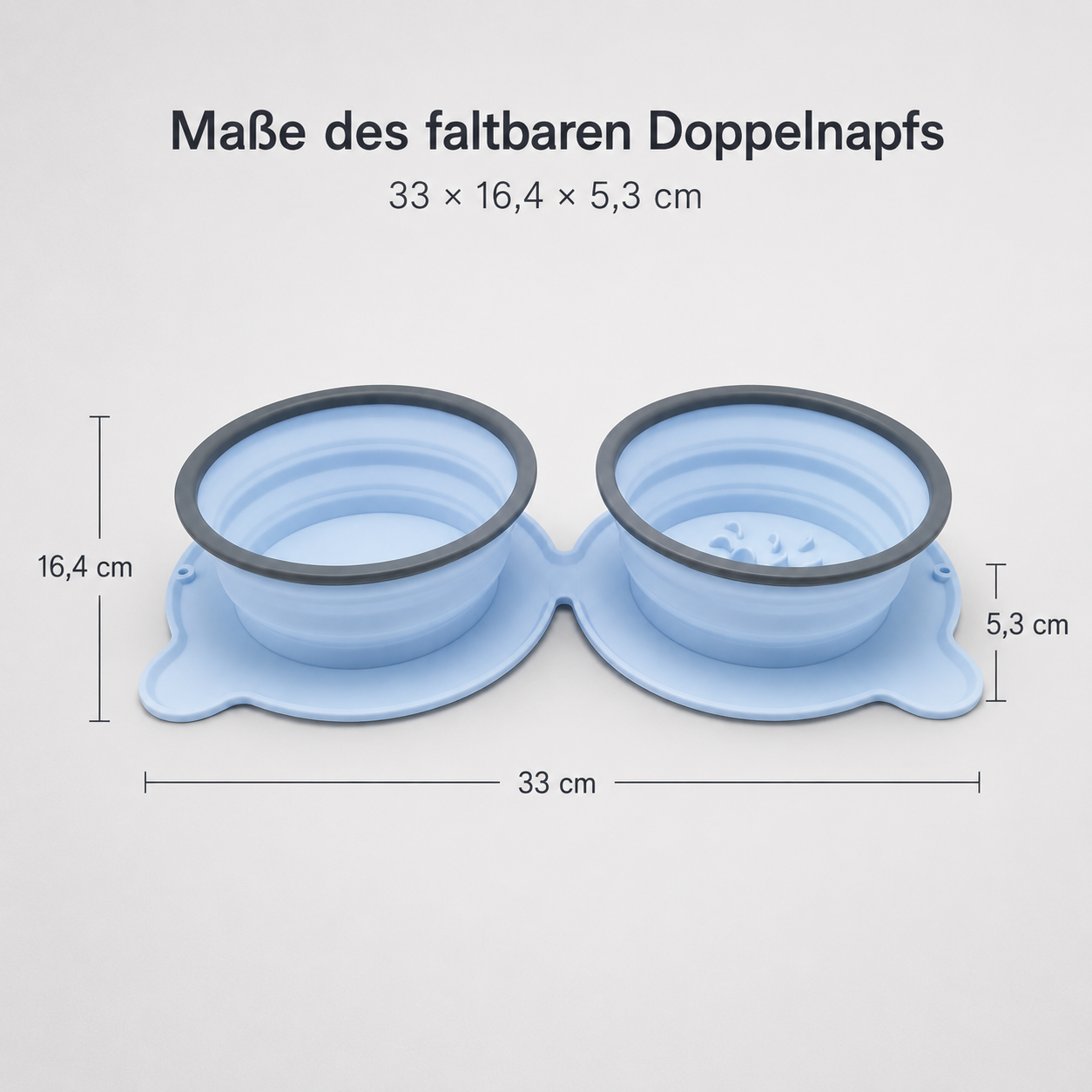 Faltbarer 2 in 1 Reisenapf