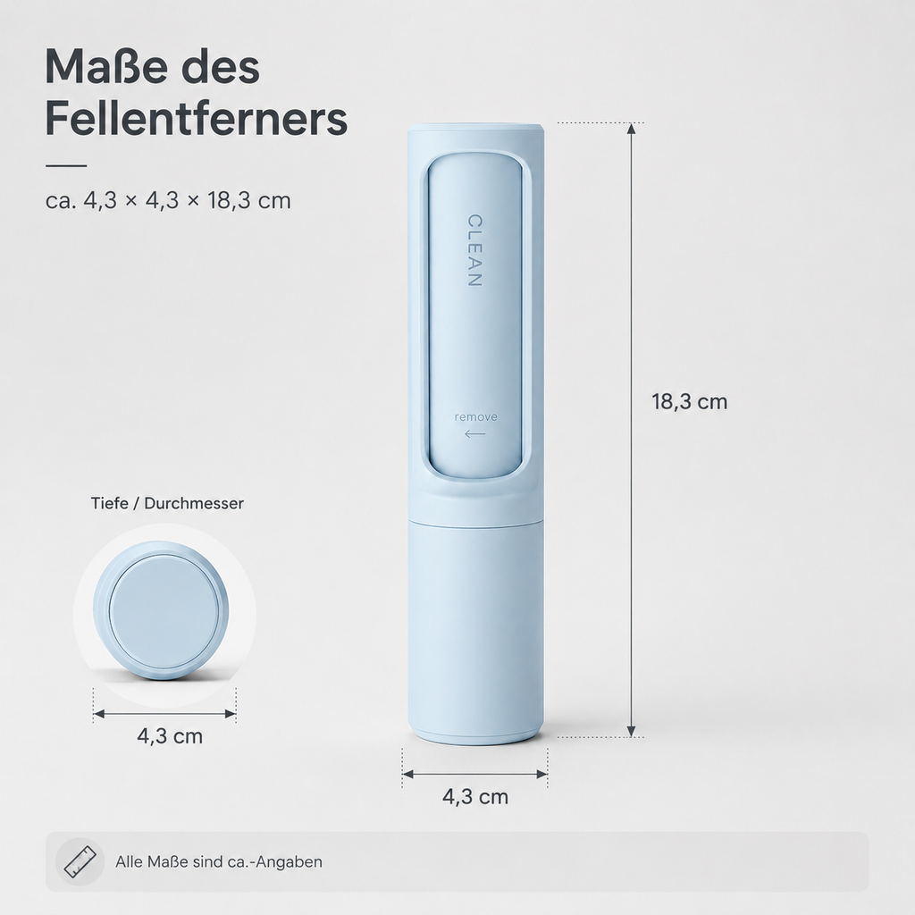 Selbstreinigender Tierfellentferner