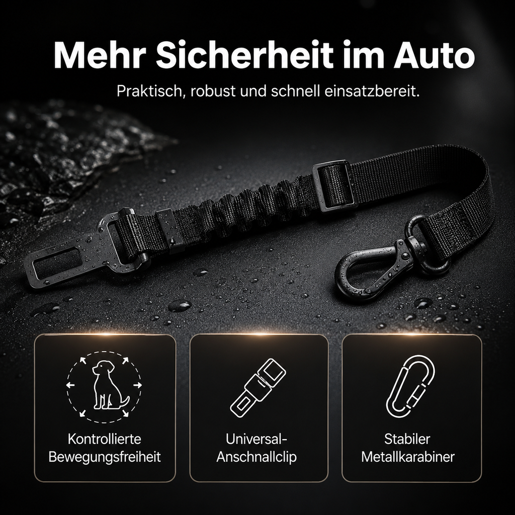 2-Hunde Sicherheitsgurt-Set