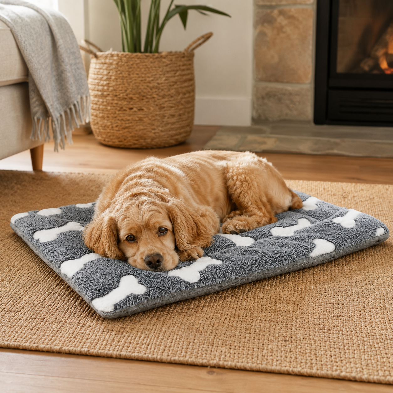 Selbstheizende Hundedecke